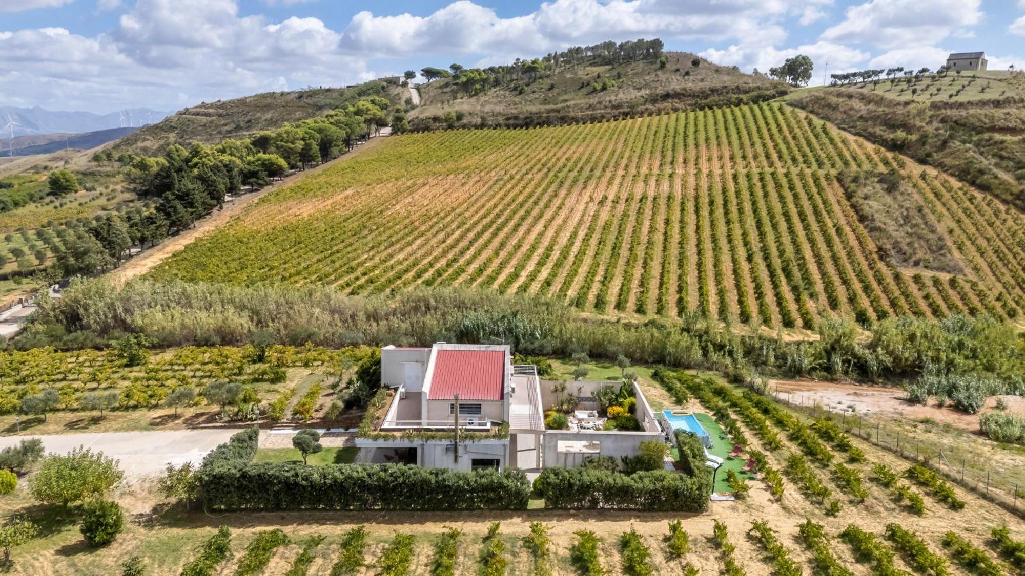 Villa Bonifato Vista Sulle Campagne E Sul Mare Siciliano Cozy House Italy Alcamo Exterior foto