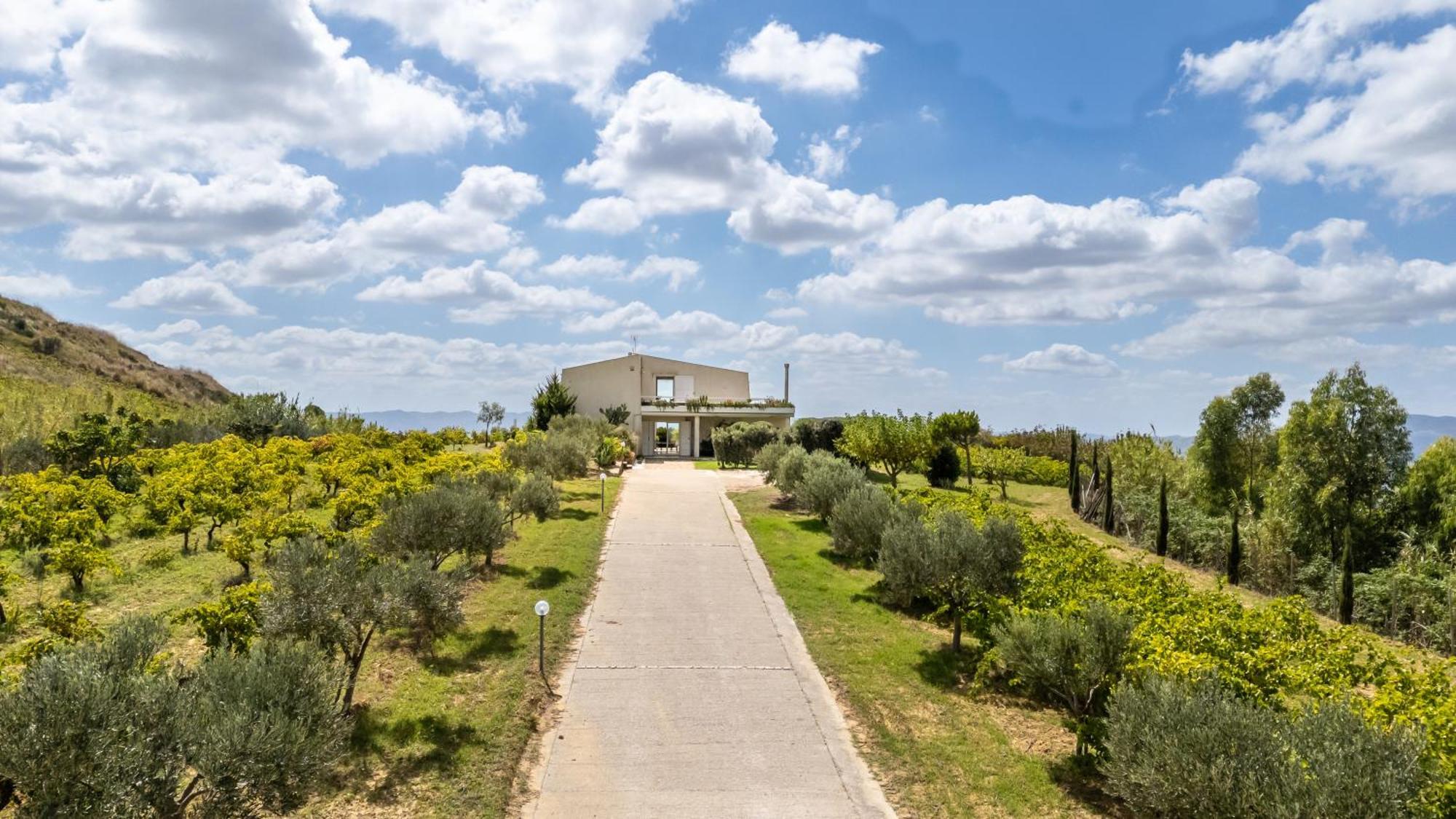 Villa Bonifato Vista Sulle Campagne E Sul Mare Siciliano Cozy House Italy Alcamo Exterior foto